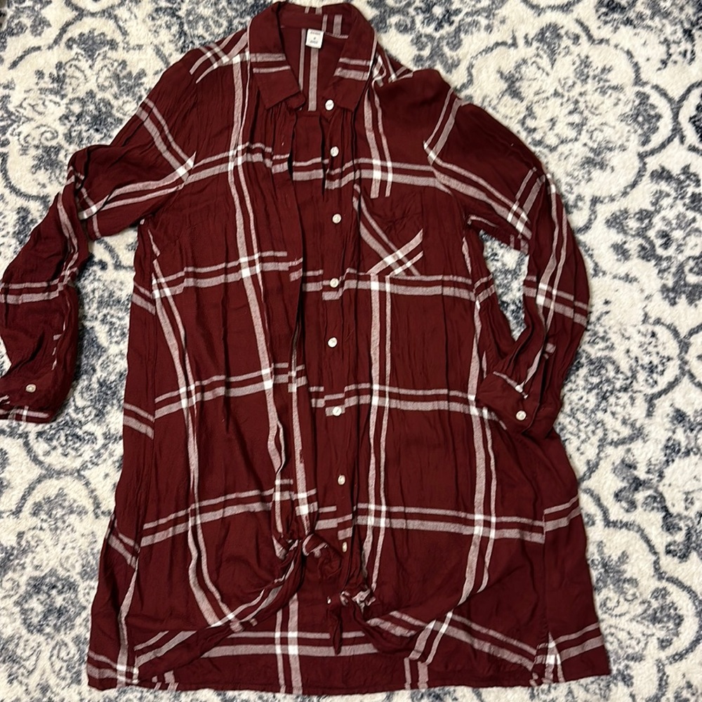 Long flannel